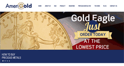 Desktop Screenshot of amerigold.com